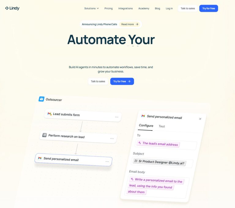Lindy.ai: Dein smarter Alltagsassistent