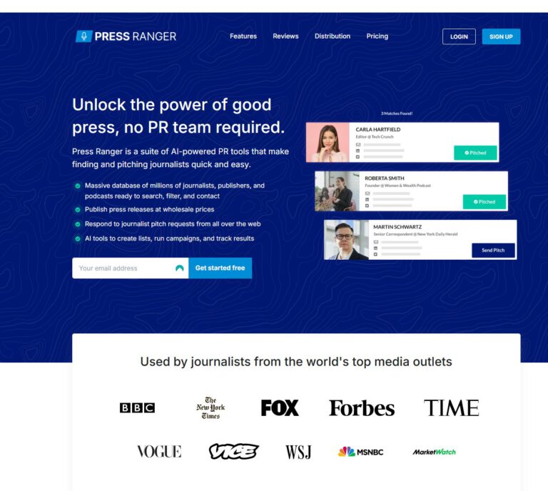 Press Ranger – KI gestützte Pressemitteilungen